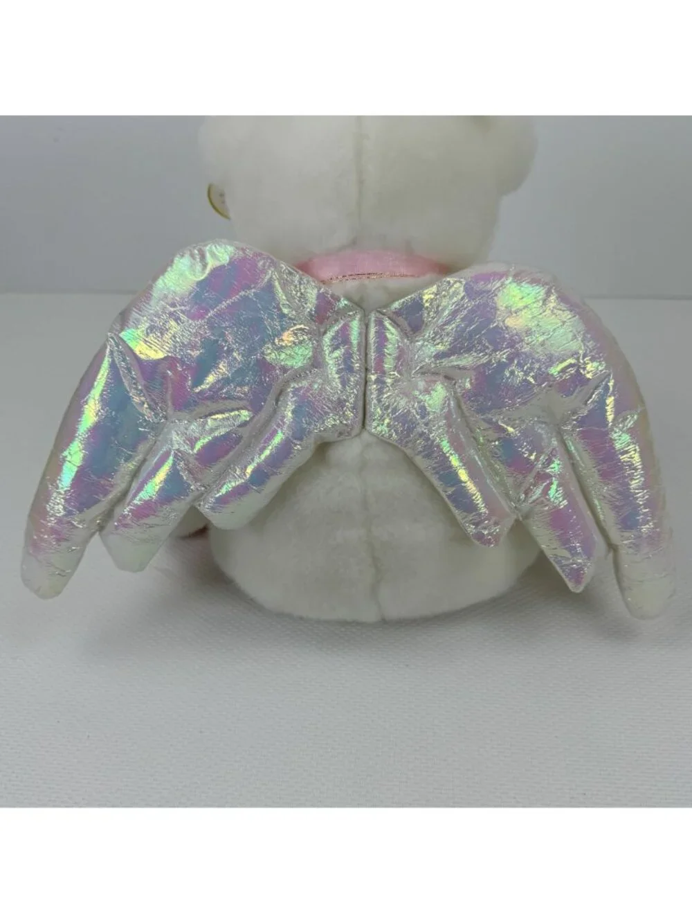 Vtg 1999 Ty Beanie Original Buddy Halo Angel Bear 14